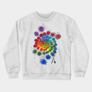 Energy Picture Positive Life Crewneck Sweatshirt